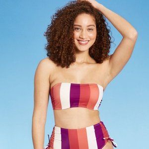 Shade and shore multi stripe bikini top 34DD